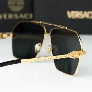 Versace | Accessories | Versace Women Sunglasses Gold Grey  display picture 3